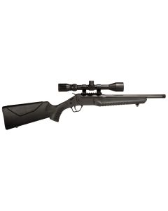Rossi LWC0350BKS LWC w/Optic 350 Legend 1rd 16.50" Black Oxide Threaded Barrel, Black Picatinny Rail Steel Receiver, Black Fixed Synthetic Stock
