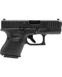 Glock UA265S201MOS G26 Gen5 MOS Sub-Compact Frame 9mm Luger 10+1 3.43" Black GMB Barrel, Black nDLC MOS Cut/Serrated Steel Slide, Black Polymer Frame, USA Made