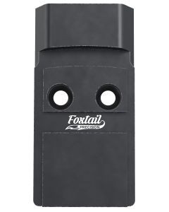 Foxtail Precision 100004 Red Dot Adapter Plate for Optics-Ready PistolBlack Anodized CZ P10