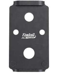 Foxtail Precision 100007 Red Dot Adapter Plate for Optics-Ready PistolBlack Anodized Smith &amp; Wesson M&amp;P 2.0/C.O.R.E