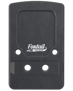 Foxtail Precision 100013 Rear Sight Dovetail Optic Adapter Plate for non MOS GlockBlack Anodized Glock Non MOS