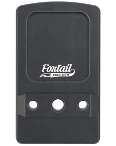 Foxtail Precision 100014 Rear Sight Dovetail Optic Adapter Plate for non MOS GlockBlack Anodized Glock Non MOS