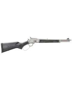 Marlin1894 Trapper Full Size 44 Special/44 Rem Mag 8+1/9+1 16.10" Satin Threaded Barrel, Satin Stainless Steel Receiver, Fixed Black Laminate Stock