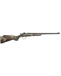 Crickett KSA2170 My First Rifle Gen2 22 S/L/LR Single Shot 16.10" Blued Barrel &amp; Receiver, M81 Woodland Camo Synthetic Fixed Stock, EZ Loader