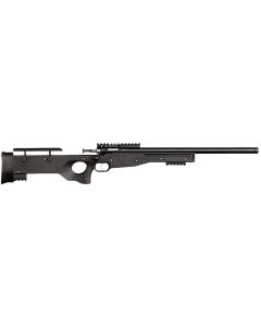 Crickett KSA2150-BLK PrecisionFull Size 22 LR Single Shot 16.10" Blued Threaded Bull Barrel, Blued Crickettinny Rail Steel Receiver, Black Synthetic Adj LOP Stock