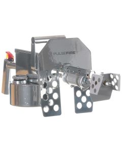 Exothermic Technologies PFLRTSILV Pulsefire LRT Mirror Silver Aluminum/Brass/Viton 25 ft Flame Range 25.70" Long Fuel Gasoline/Gasoline, Diesel Mix Includes Battery/Battery Charger