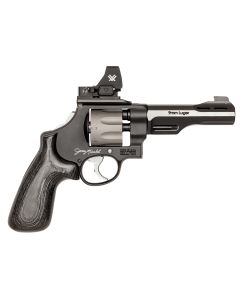 Smith &amp; Wesson 14045 PC Model 327 w/Optic N-Frame 9mm Luger 8 Shot 5" Black/SS Ported Barrel, Black Scandium Alloy Frame, JM Signature Black Laminate Grip, Vortex CompDot, C.O.R.E Optic System