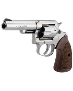 Colt Mfg VIPERSP4WRR Viper357 Mag/38 Special 6rd 4.25" 1/2 Lug Stainless Steel Barrel, Stainless Steel Cylinder &amp; Frame, American Walnut Grip, Exposed Hammer