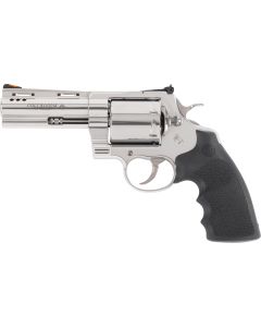 Colt Mfg KODIAKSP4RTS Kodiak44 Mag 6rd 4.25" Polished Ported Vent Rib Barrel &amp; Cylinder, Recessed Target Crown Muzzle, Polished Stainless Steel Frame, Black Hogue Overmolded Grip, Exposed Hammer