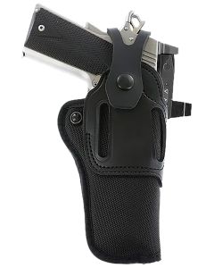 Galco SA95RB Switchback Strongside Crossdraw Belt Black Hybrid Leather-Synthetic Ambidextrous