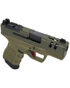SAR USA SAR9SCG2OD SAR9 SC Gen2 Sub-Compact Frame 9mm Luger 15+1 3.30" Black Steel Barrel, OD Green Cerakote Steel Optic Ready/Ported/Serrated Slide, OD Green Polymer Frame, OD Green Polymer Grip