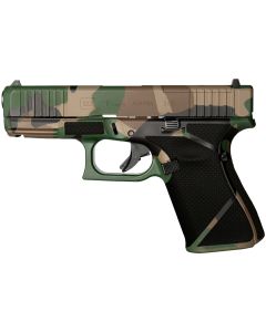 Glock PA195S204MOSNM81 G19 Gen5 MOS Compact Frame 9mm Luger 15+1 4.02" Black GMB Barrel, Camo Cerakote MOS Cut/Serrated Steel Slide, M81 Camo Polymer Frame w/Picatinny Rail, Ambidextrous