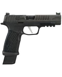 Sig Sauer 365XF9BFO P365 Fuse Compact Frame 9mm Luger 17+1/21+1 4.30" Black Carbon Steel Barrel, Black Nitron Optic Ready/Serrated Stainless Steel &amp; Frame w/Beavertail &amp; Picatinny Rail, Black LXG Grip