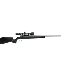 Savage Arms 32010 Axis XP Combo 270 Win 4+1 22" Matte Black Button Rifled Barrel, Matte Black Drilled &amp; Tapped Carbon Steel Receiver, Fixed Sporter Black Synthetic Stock, Weaver 3-9x40mm, Right Hand