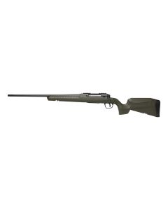Savage Arms 32080 Axis 2270 Win 4+1 22" Matte Black Sporter Barrel, Matte Black Drilled &amp; Tapped Steel Receiver, Fixed Green Synthetic Stock, Left Hand