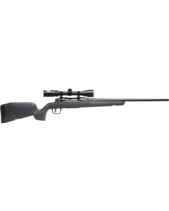 Savage Arms 32179 Axis 2 XP Combo Full Size 25-06 Rem 4+1 22" Black Sporter Barrel, Black Carbon Steel Receiver Drilled &amp; Tapped, Gray Fixed Synthetic Stock, Weaver 3-9x40mm Scope, Right Hand