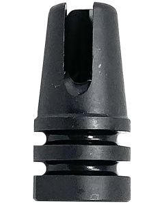 Lead &amp; Steel Llc LS-A1-FH-1-2X28 M16A1 Style Flash Suppressor1/2"-28 tpi Black 4140 Steel Three Prong