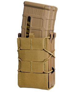 High Speed Gear 242R00CB TACO Gen 2 X2R Coyote Brown Nylon MOLLE Compatible w/ Rifle