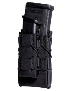 High Speed Gear 24DD00BK TACO Gen 2 Double Decker Black Nylon MOLLE Compatible w/ Rifle/Pistol