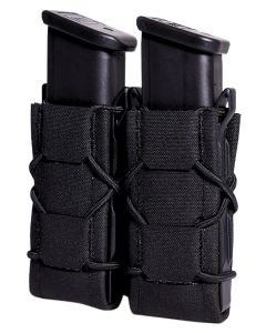High Speed Gear 24PT02BK TACO Gen 2 Double Pistol Black Nylon MOLLE Compatible w/ Pistol