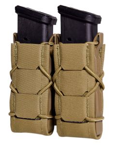 High Speed Gear 24PT02CB TACO Gen 2 Double Pistol Coyote Brown Nylon MOLLE Compatible w/ Pistol