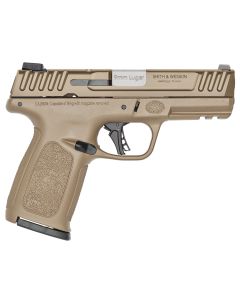 Smith &amp; Wesson 14371 SD9 2.09mm Luger 16+1 4" FDE Compact Frame Stainless Steel Slide Textured Grip