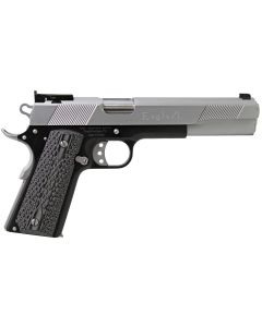 Iver Johnson Arms EAGLEXL10TT Eagle Deluxe 10mm Auto 8+1 6" Steel Barrel, Hard Chrome Serrated Steel Slide, Matte Black Steel Frame w/Beavertail, Black/Gray G10 Grip