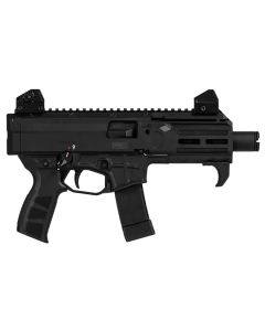 CZ-USA 91430 Scorpion 3+ Micro 9mm Luger 20+1 4.20" Black Polycoat Threaded Barrel, M-LOK Handguard, Picatinny Rail Receiver, Black Polymer Frame, Black Polymer Grip, Ambidextrous