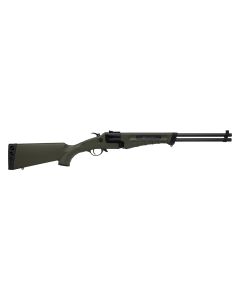 Savage Arms 23002 42 Takedown Full Size 22 LR/410 Gauge 1rd 20" Black Satin Sporter Barrel, Satin Black Carbon Steel Receiver, OD Green Fixed Synthetic Stock, Ambidextrous