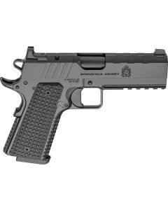 Springfield Armory PX9227LAOS 1911 Emissary 9mm 9+1 4.25" Stainless Steel Barrel Optic Ready Black Carbon Steel Slide VZ Grips Thin-Line G10 Grip