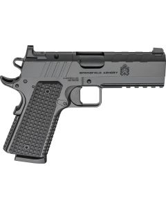 Springfield Armory PX9228LAOS 1911 Emissary 45 ACP 8+1 4.25" Stainless Steel Barrel Optic Ready Black Carbon Steel Slide VZ Grips Thin-Line G10 Grip