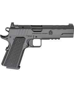 Springfield Armory PX9229LAOS 1911 Emissary 9mm 9+1 5" Stainless Steel Barrel Optic Ready Black Carbon Steel Slide VZ Grips Thin-Line G10 Grip