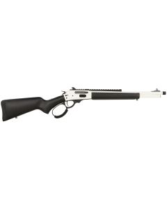 Rossi 95303016W R95 Trapper 30-30 Win 5+1 16.50" White Cerakote Threaded Barrel, White Cerakote Picatinny Rail Stainless Steel Receiver, Fixed Black Polymer Stock