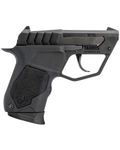 Taurus 1-22TUC131 22TUCMicro-Compact Frame 22 LR 9+1 2.50" Matte Black Steel Tip-Up Barrel, Matte Black Serrated Stainless Steel Slide, Black Polymer Frame, Black Polymer Grip