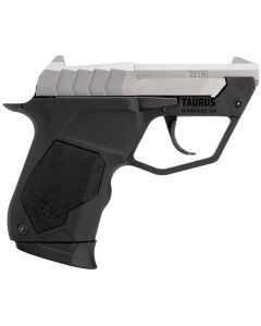 Taurus 1-22TUC139 22TUCMicro-Compact Frame 22 LR 9+1 2.50" Matte Stainless Steel Tip-Up Barrel, Matte Stainless Serrated Stainless Steel Slide, Black Polymer Frame, Black Polymer Grip
