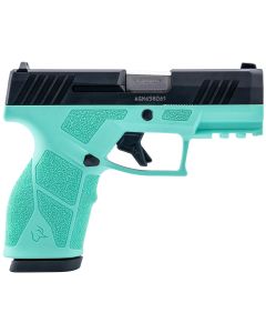 Taurus 1-GX2931C GX29mm 13+1 3.37" Matte Stainless Steel Barrel, Matte Black Serrated Stainless Steel Slide, Cyan Polymer Frame w/Picatinny Rail, Polymer Grip
