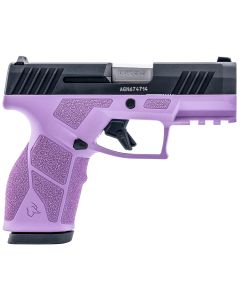 Taurus 1-GX2931LP GX29mm 13+1 3.37" Matte Stainless Steel Barrel, Matte Black Serrated Stainless Steel Slide, Light Purple Polymer Frame w/Picatinny Rail, Polymer Grip