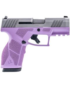 Taurus 1-GX2939LP-10 GX29mm 10+1 3.37" Matte Stainless Steel Barrel, Matte Serrated Stainless Steel Slide, Light Purple Polymer Frame w/Picatinny Rail, Polymer Grip