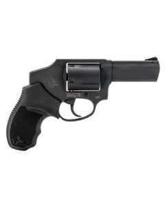 Taurus 2-650131 650Small 357 Mag/38 Special +P 5 Shot 3" Matte Black Alloy Steel Barrel, Cylinder &amp; Frame, Black Rubber Grip, Transfer Bar Safety, Concealed Hammer