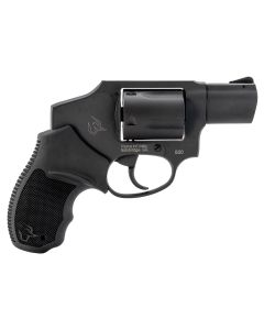 Taurus 2-850121 850Small 38 Special 5 Shot 2" Matte Black Alloy Steel Barrel, Cylinder &amp; Frame, Black Rubber Grip, Transfer Bar Safety, Concealed Hammer