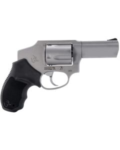 Taurus 2-850139 850Small 38 Special 5 Shot 3" Matte Stainless Steel Barrel &amp; Cylinder, Matte Stainless Steel Frame, Black Rubber Grip, Transfer Bar Safety, Concealed Hammer