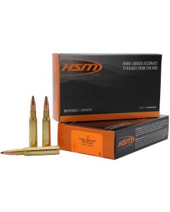 HSM 7MAUSER6N 7mmMauser 140gr Soft Point 20 Per Box/20 Case