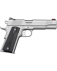 Kimber Mfg.,inc 3200007CAB Stainless II (CA)45 ACP 7+1 5" Front Serrations Stainless Steel Slide Satin Silver Black Synthetic Double Diamond Checkering Grip