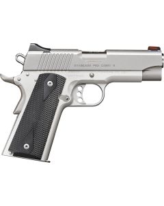 Kimber Mfg.,inc 3200052CA Stainless Pro Carry II (CA) 45 ACP 7+1 4" Stainless Steel Slide Satin Silver Black Synthetic Double Diamond Checkering Grip