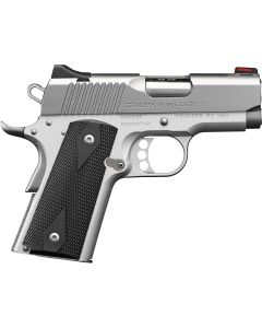 Kimber Mfg.,inc 3200062CA Stainless Ultra Carry II (CA) 45 ACP 7+1 3" Satin Silver Steel Slide Black Synthetic Double Diamond Checkering Grip