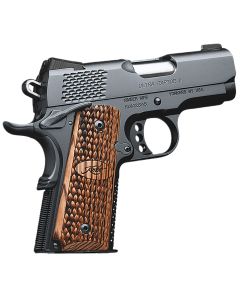 Kimber Mfg, Inc 3200150CA Raptor II Ultra *CA Compliant 45 ACP 7+1 3" Stainless Match Grade Barrel, Matte Black Serrated Steel Slide, Matte Black Aluminum Frame w/Beavertail, Zebrawood Grip