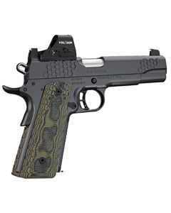 Kimber Mfg.,inc 3000435 KHX Custom (OI) 10mm 8+1 5" Front Serrations Stainless Steel Slide Gray KimPro II G-10 Grip
