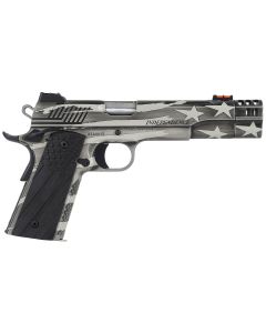 Kimber Mfg.,inc 3700840 Independence 191145 ACP 8+1 5" Rear Serrations Stainless Steel Slide Custom Flag Themed Cerakote G-10 Grip