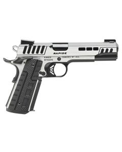 Kimber Mfg.,inc 3000426Rapide Scorpius 10mm 8+1 5" Black KimPro II w/ Brush Polished Flats Stainless Steel Slide G10 Grip