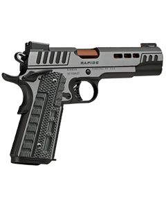 Kimber Mfg.,inc 3000432 Rapide Dusk 10mm Auto 8+1 5" Rose Copper Steel Barrel, Black KimPro II Lightening Cut/Serrated Stainless Steel Slide, Black KimPro II Steel Frame w/Beavertail Black, G10 Grip